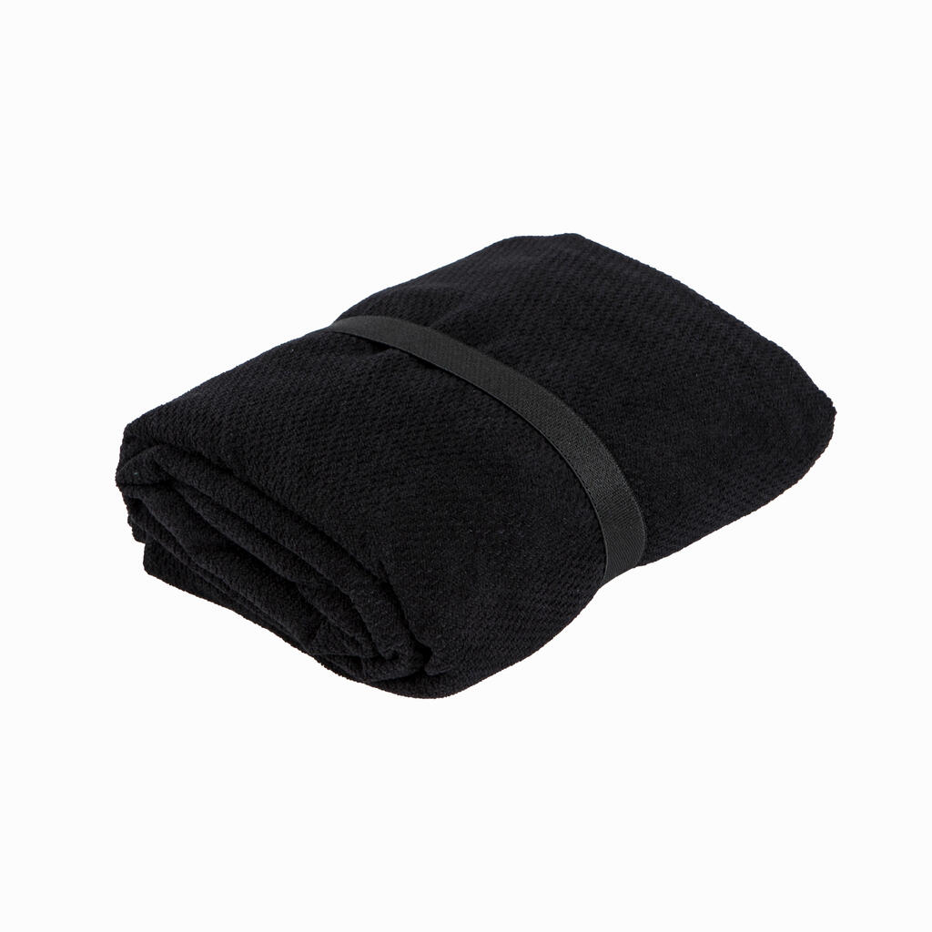 Swimming towel Size L75 x 130 cm - FARO black