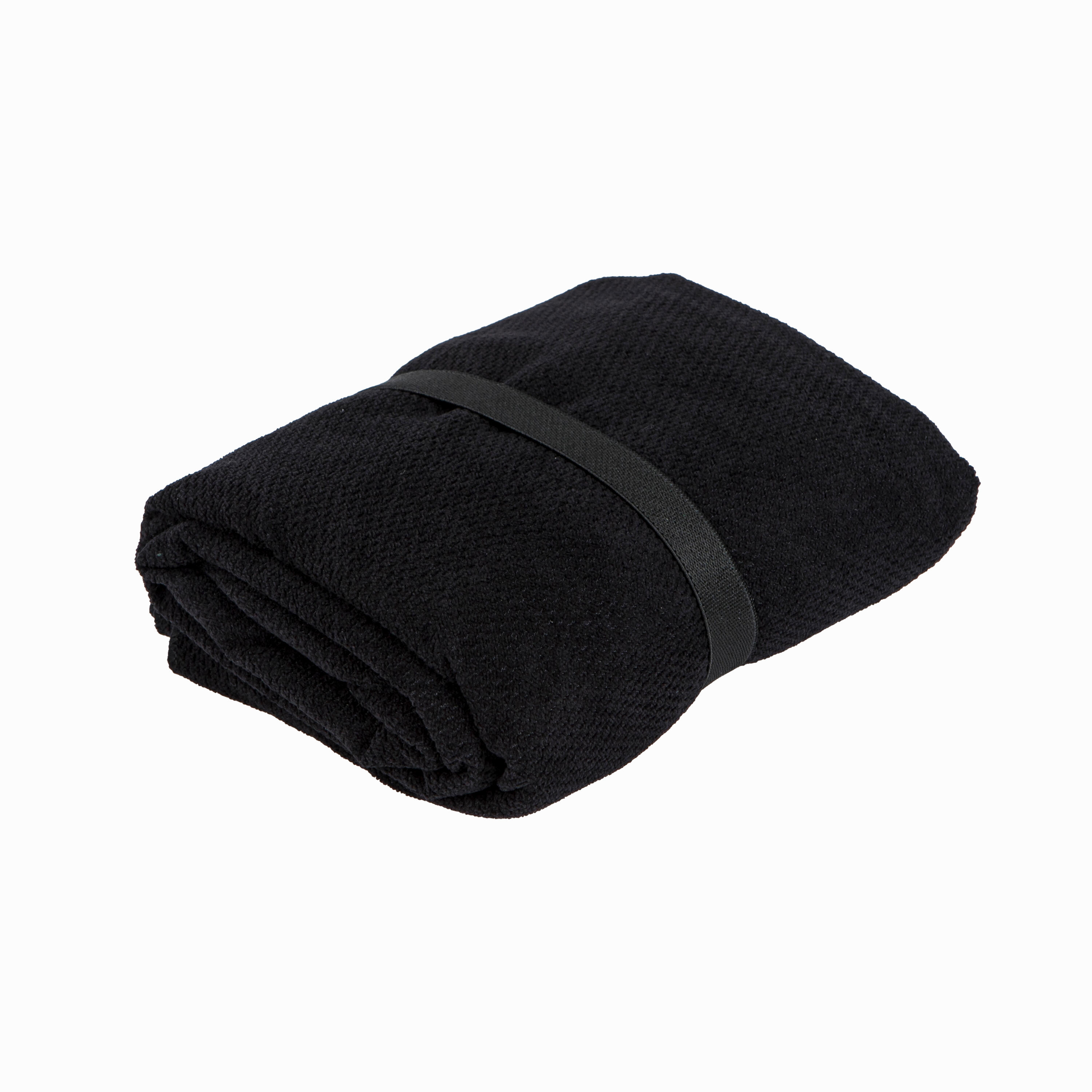 Swimming towel Size L75 x 130 cm - FARO black 2/3