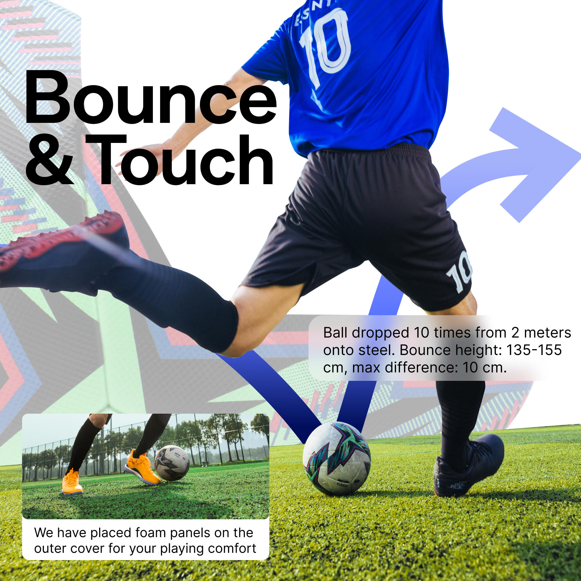 Thermobonded Size 5 FIFA Quality Football Pro Ball - White