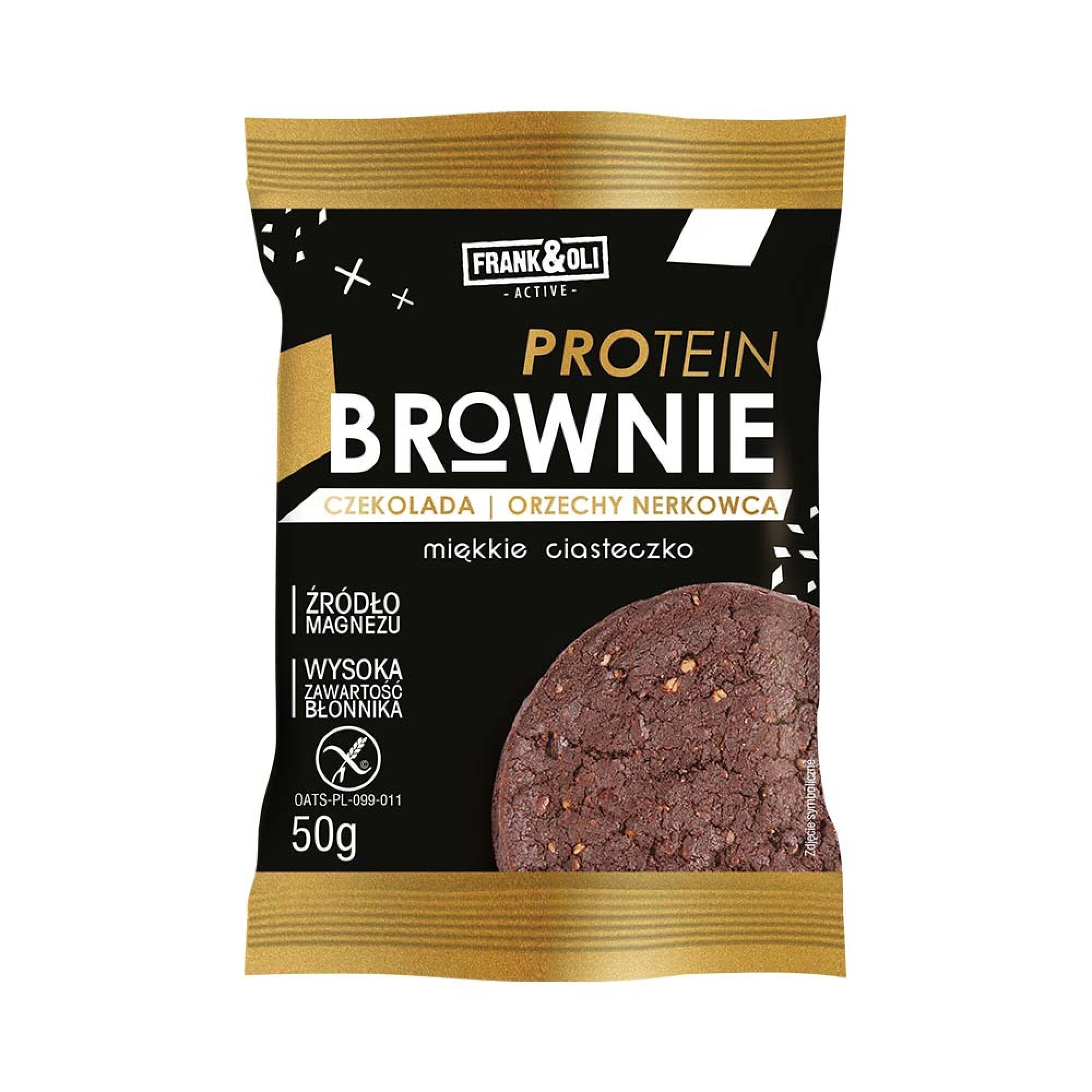 Ciasteczko Brownie czekolada i orzechy nerkowca 50 g