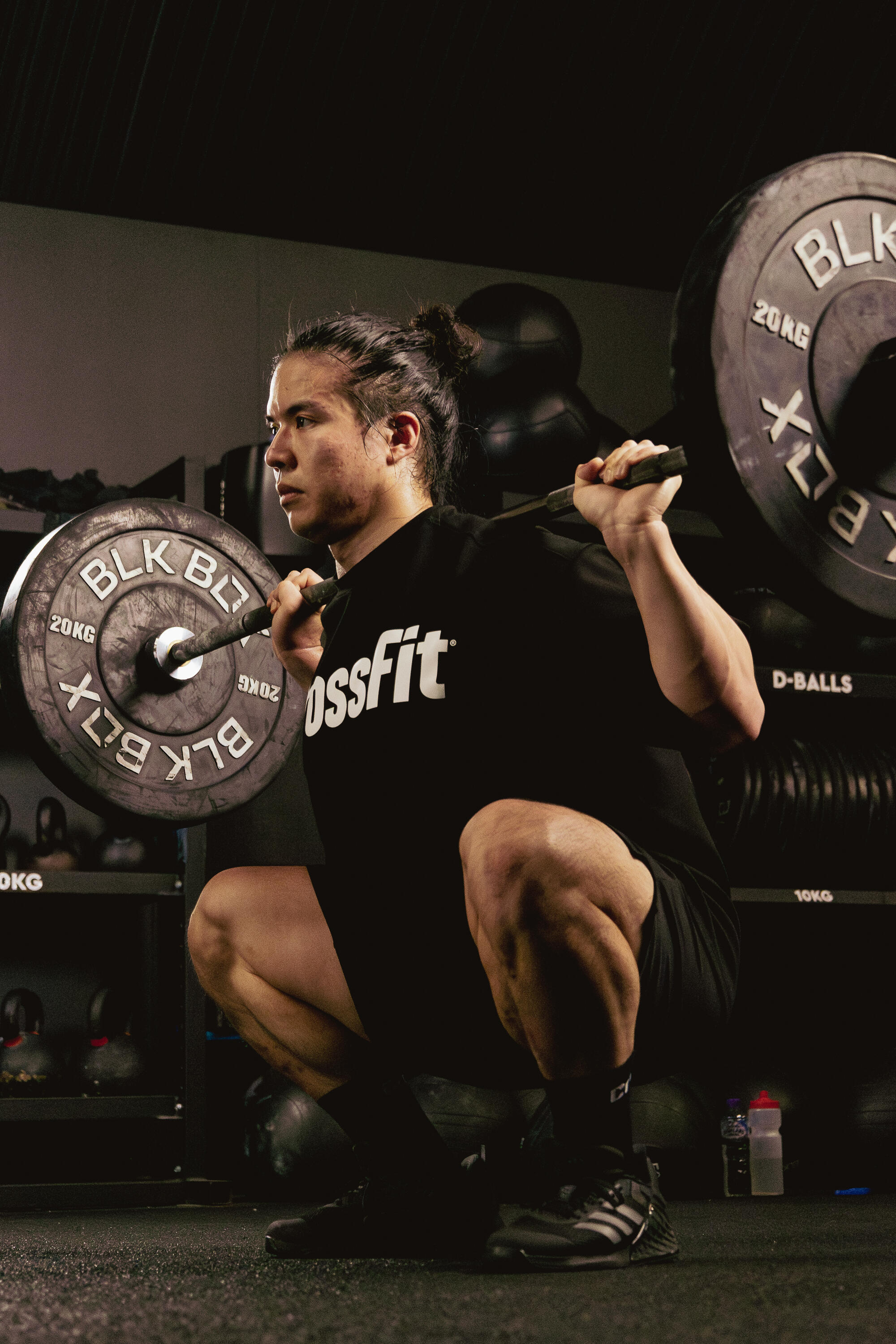Meias de CrossFit® Cano Médio Preto 6/7
