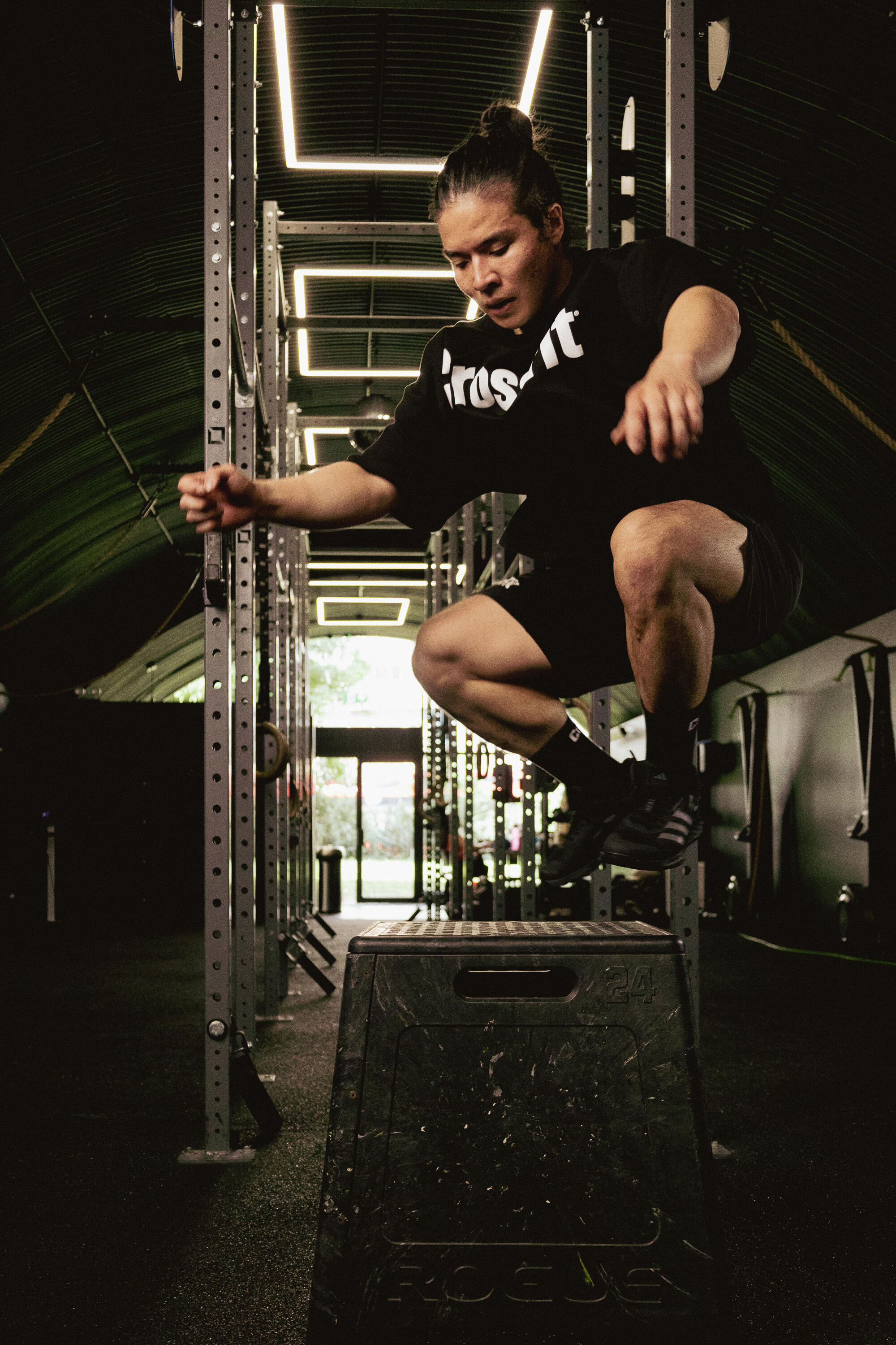 Meias de CrossFit® Cano Médio Preto 7/7