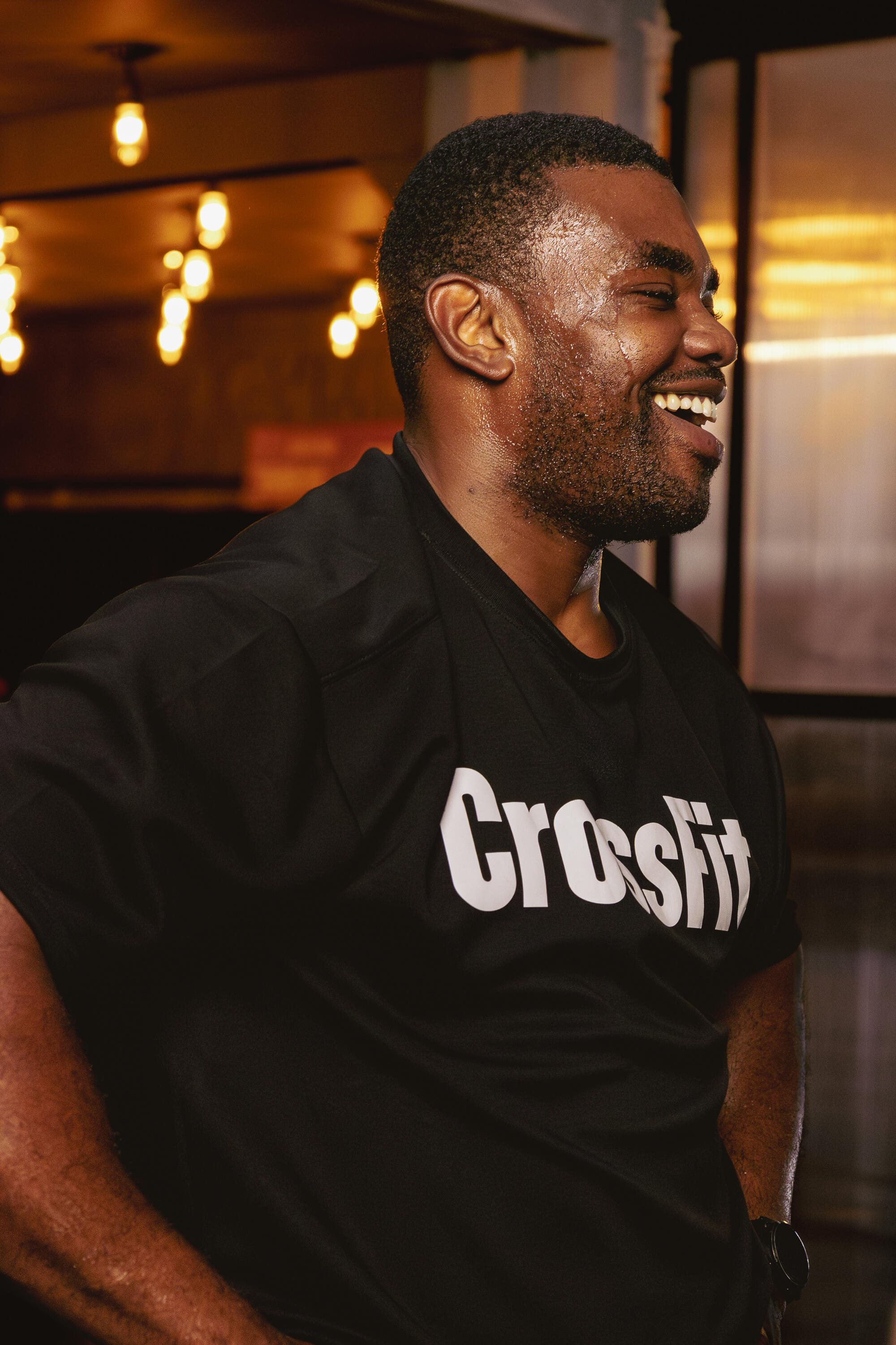 Tee shirt de crossfit® oversize unisexe, noir 12/13