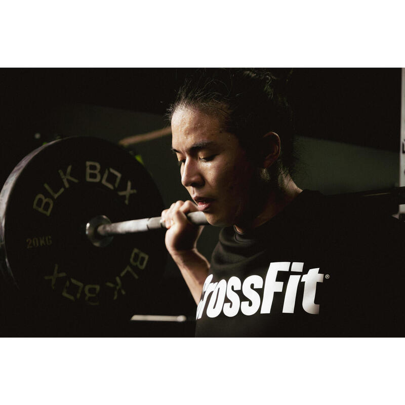 Tee shirt de crossfit® oversize unisexe, noir