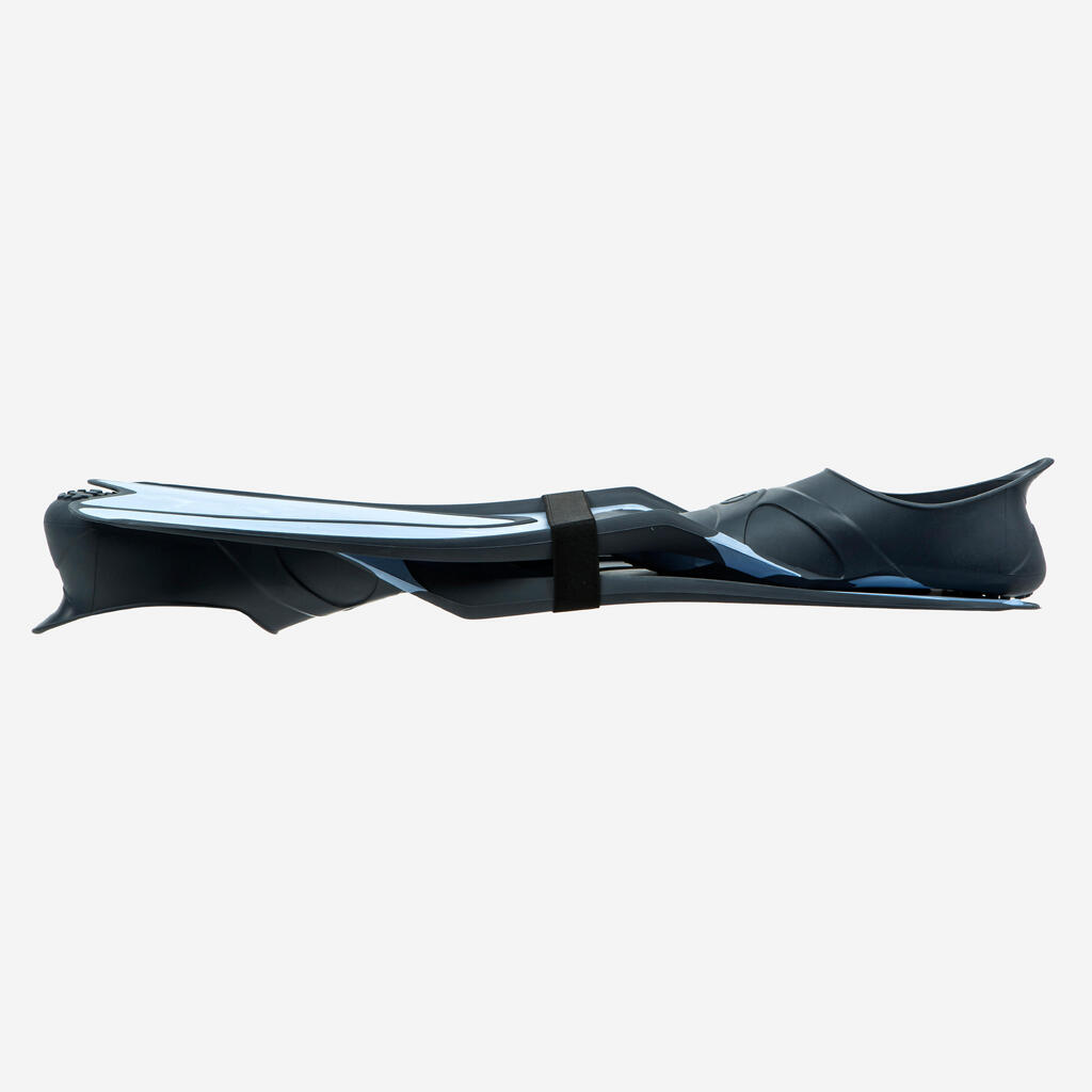 Tauchflossen - FF100 React Marble blau 