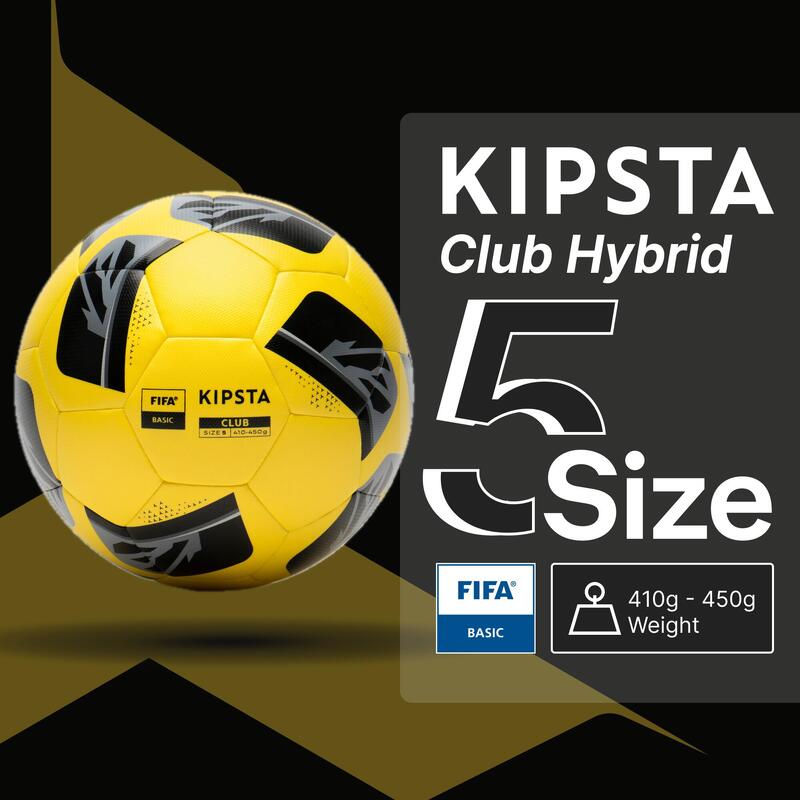 Hibrit Futbol Topu - 5 Numara - Sarı - FIFA BASIC CLUB