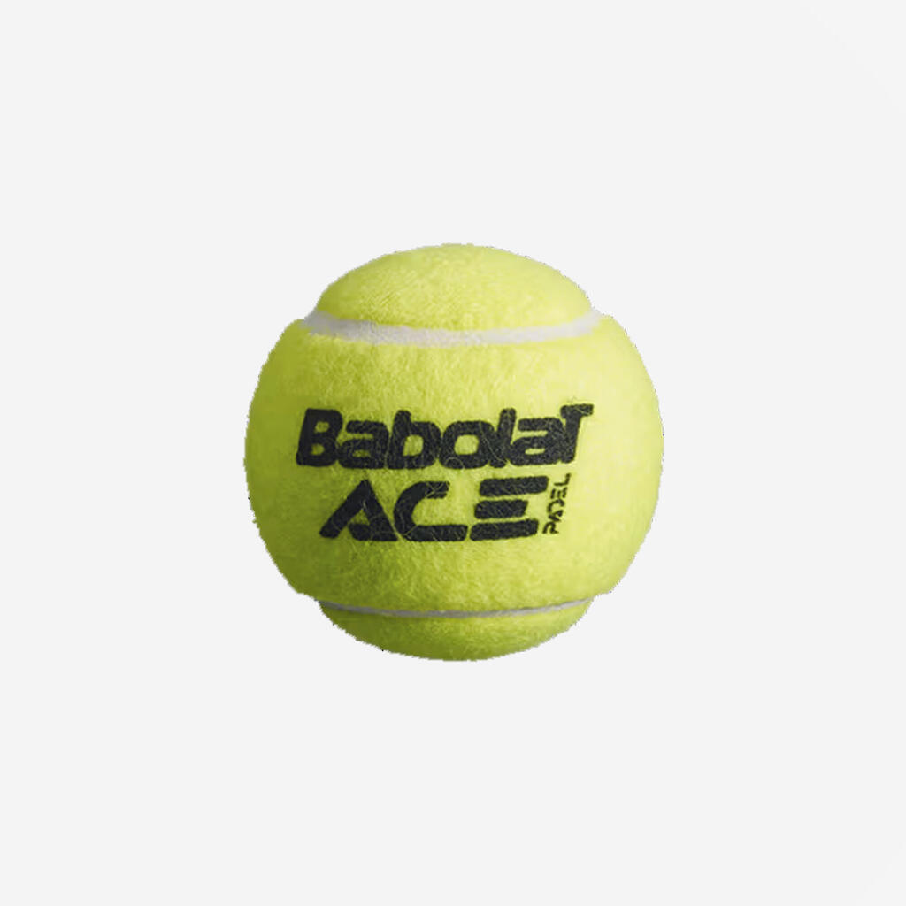 Komplet treh žog za padel tenis Ace pod tlakom