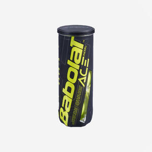 Tubo de 3 pelotas de pádel presurizadas - BABOLAT Padel Ace