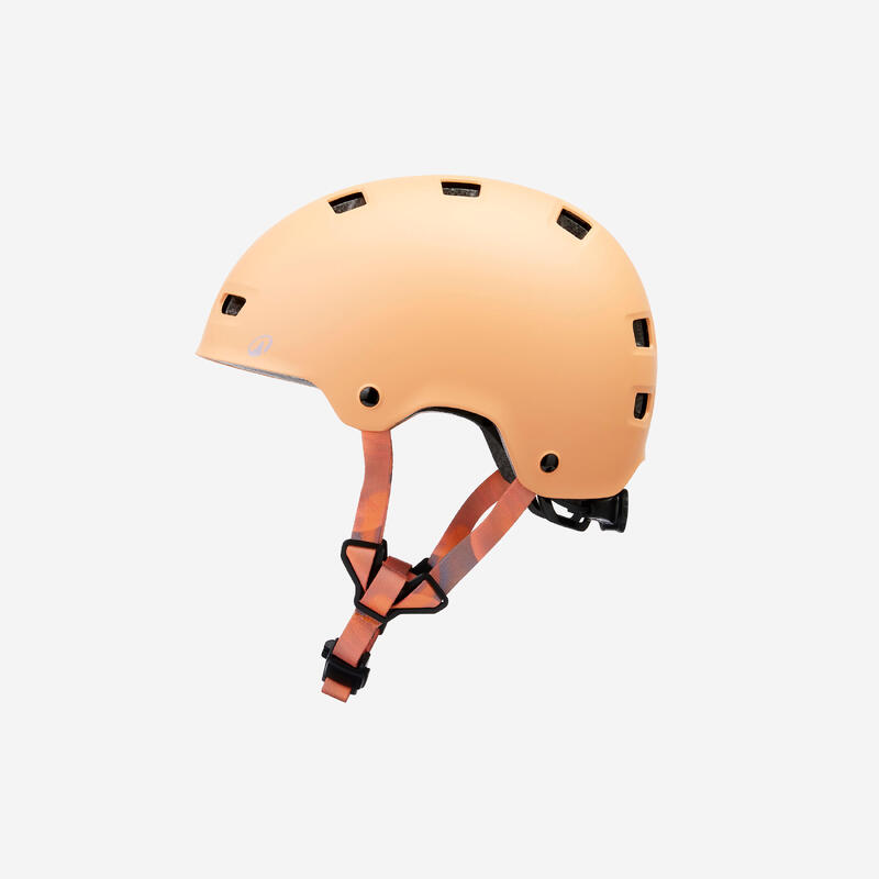 Casque roller skateboard trottinette  mf540 orange