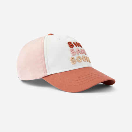 Baby's Unisex Adjustable Multisport Cap - Pink White Terracotta