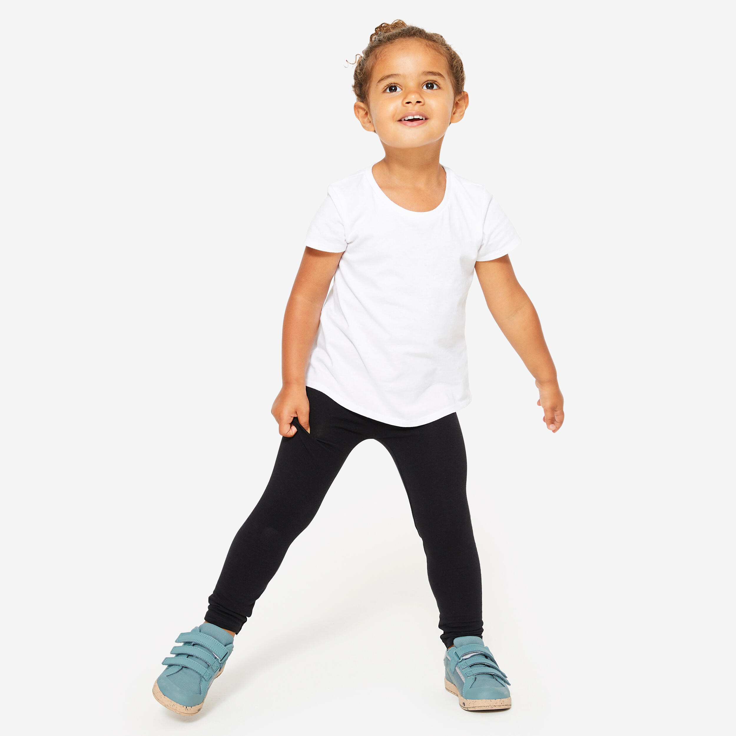 Legging coton enfant basique noir