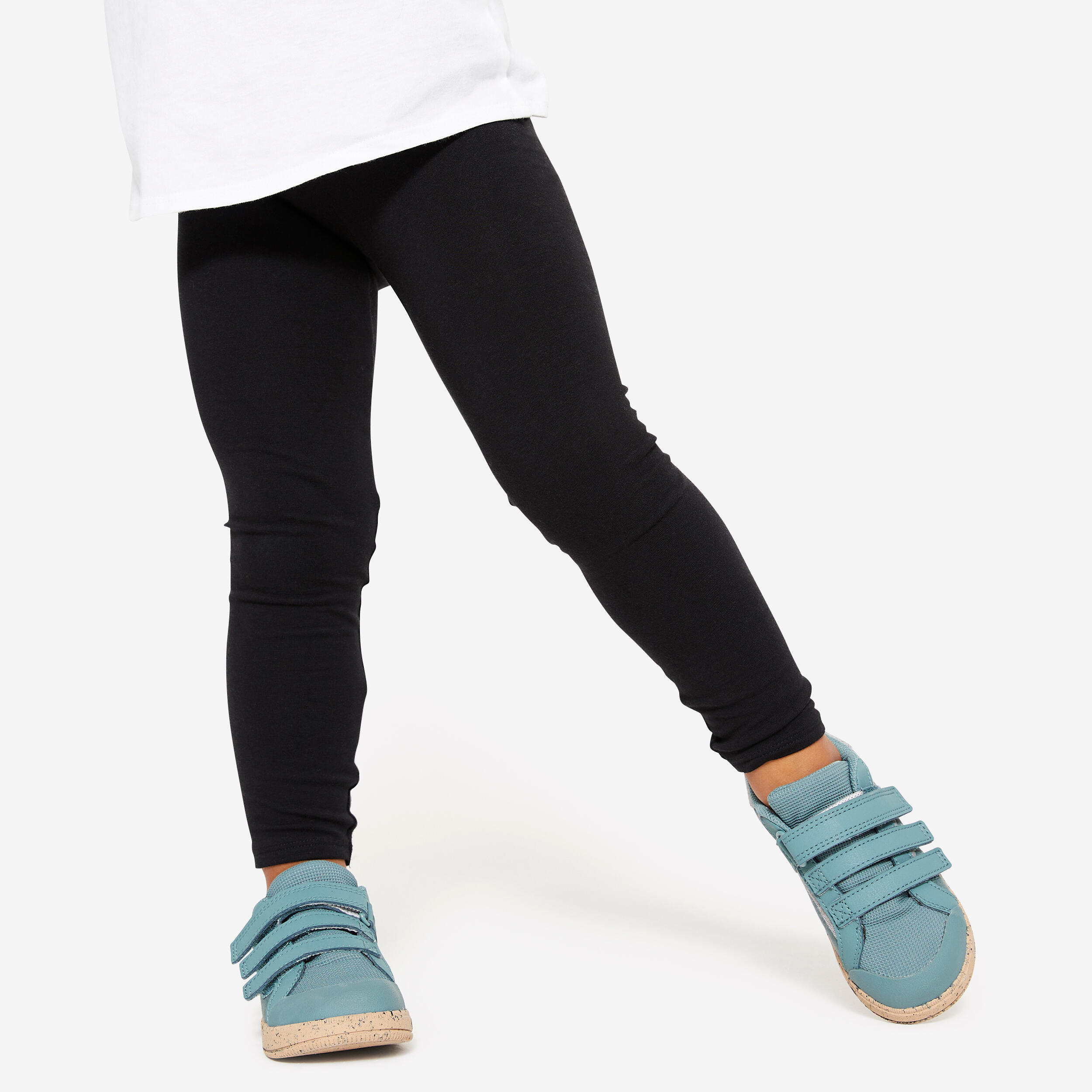 Legging bebe coton Basique Noir Decathlon
