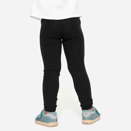 Baby Basic Cotton Leggings - Black