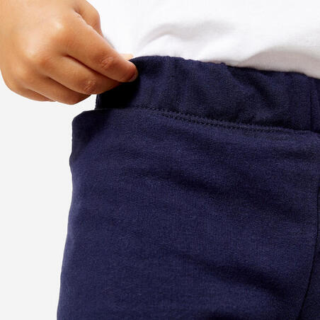 Брюки прямые базовые для детей темно-синие