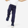 Basic broek voor kinderen regular marineblauw