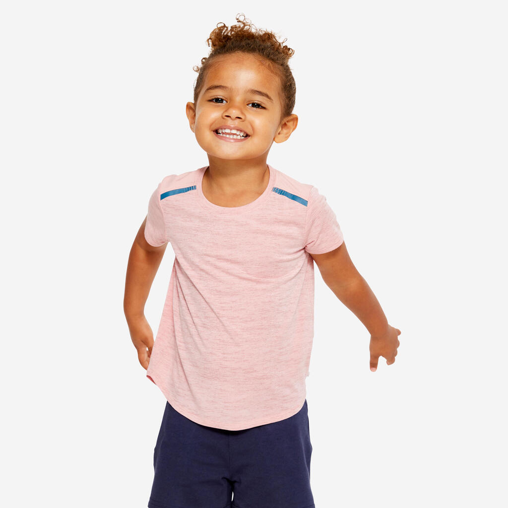 Kids' Baby Gym Lightweight Breathable T-Shirt - Navy Blue