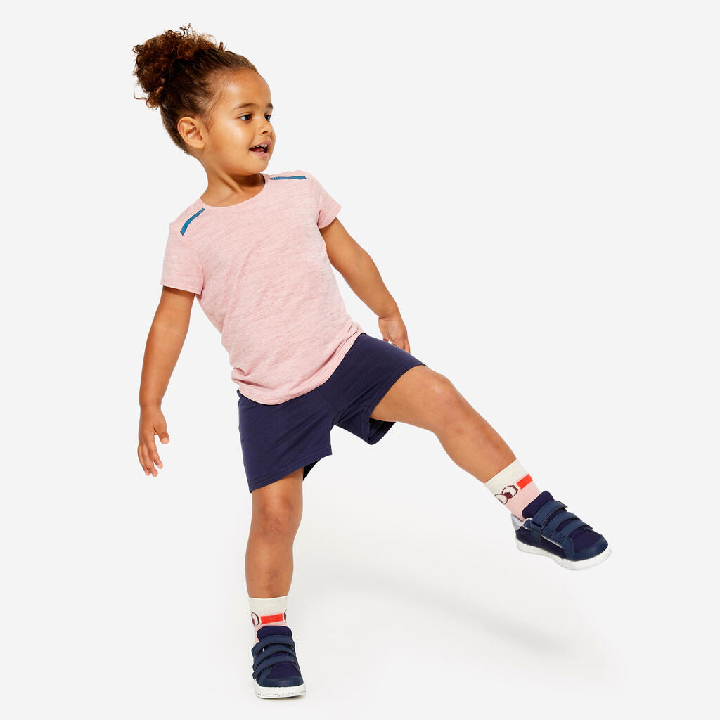 Kids' Baby Gym Lightweight Breathable T-Shirt - Navy Blue