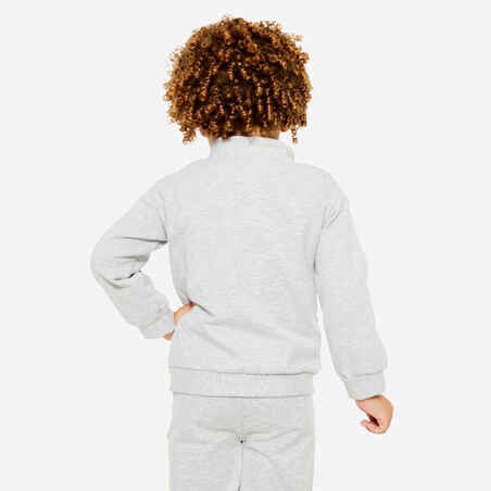 Kids' Basic Warm Regular-Fit Tracksuit - Grey