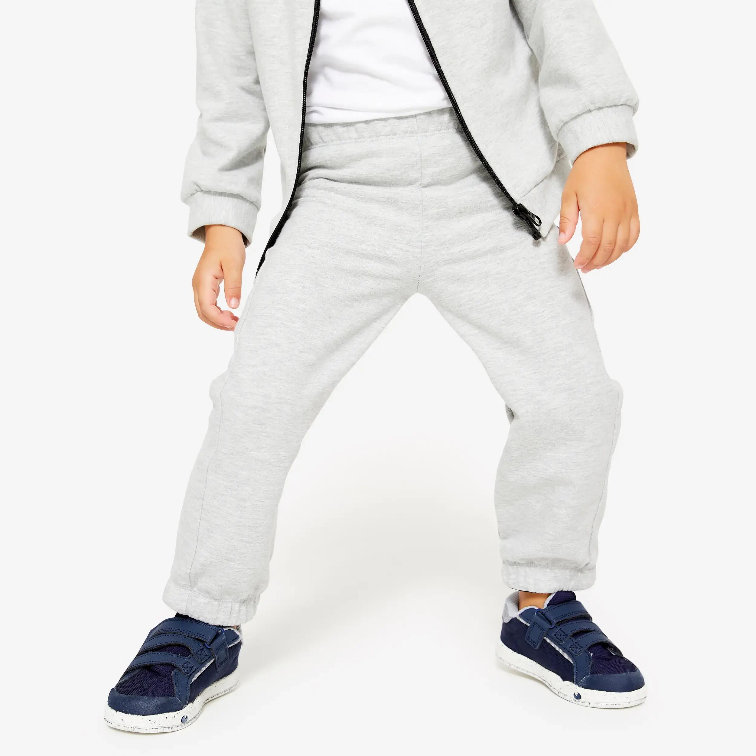 Kids' Basic Warm Regular-Fit Tracksuit - Grey -  5