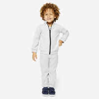 Kids' Basic Warm Regular-Fit Tracksuit - Grey