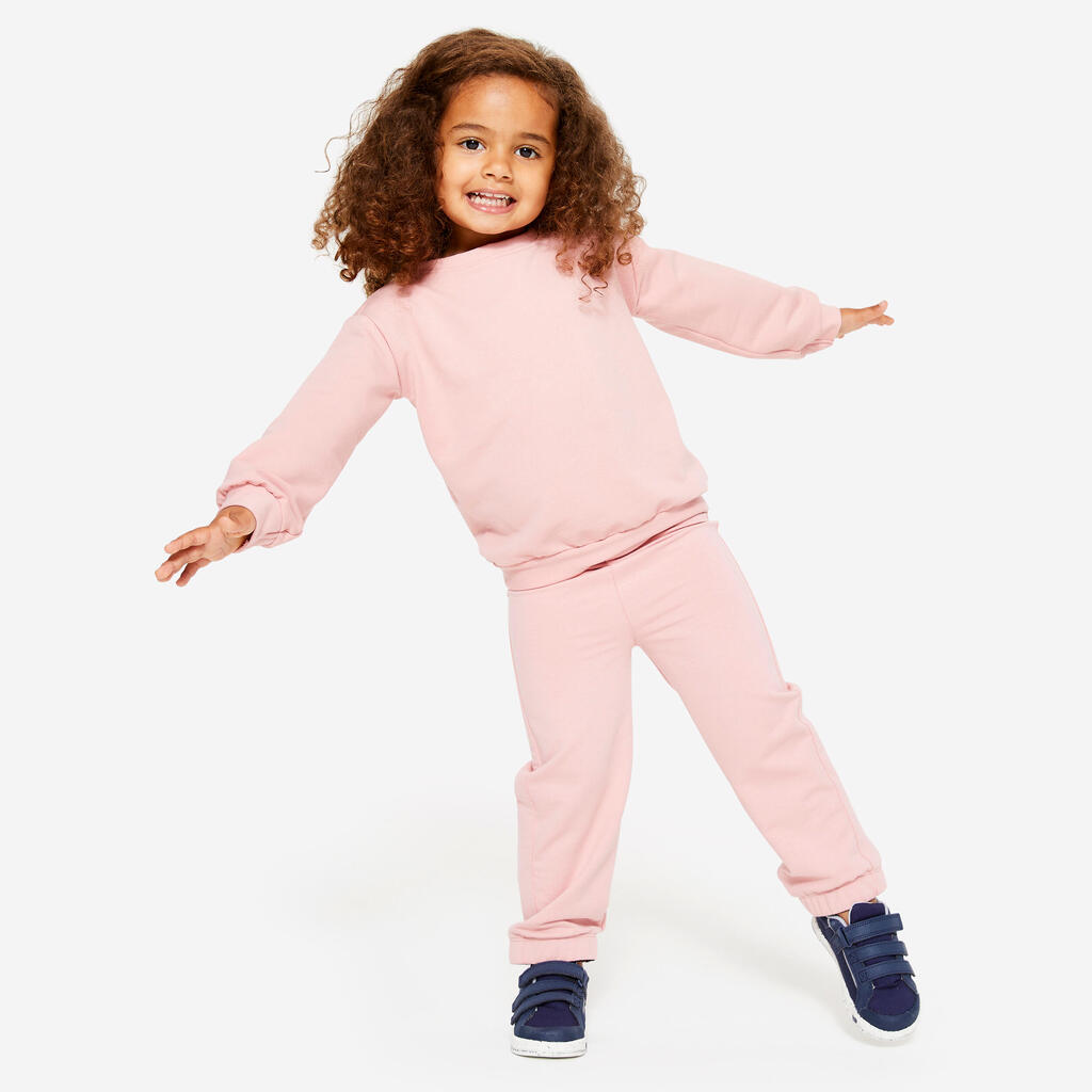 Kids' Basic Baby Gym Tracksuit - Pink