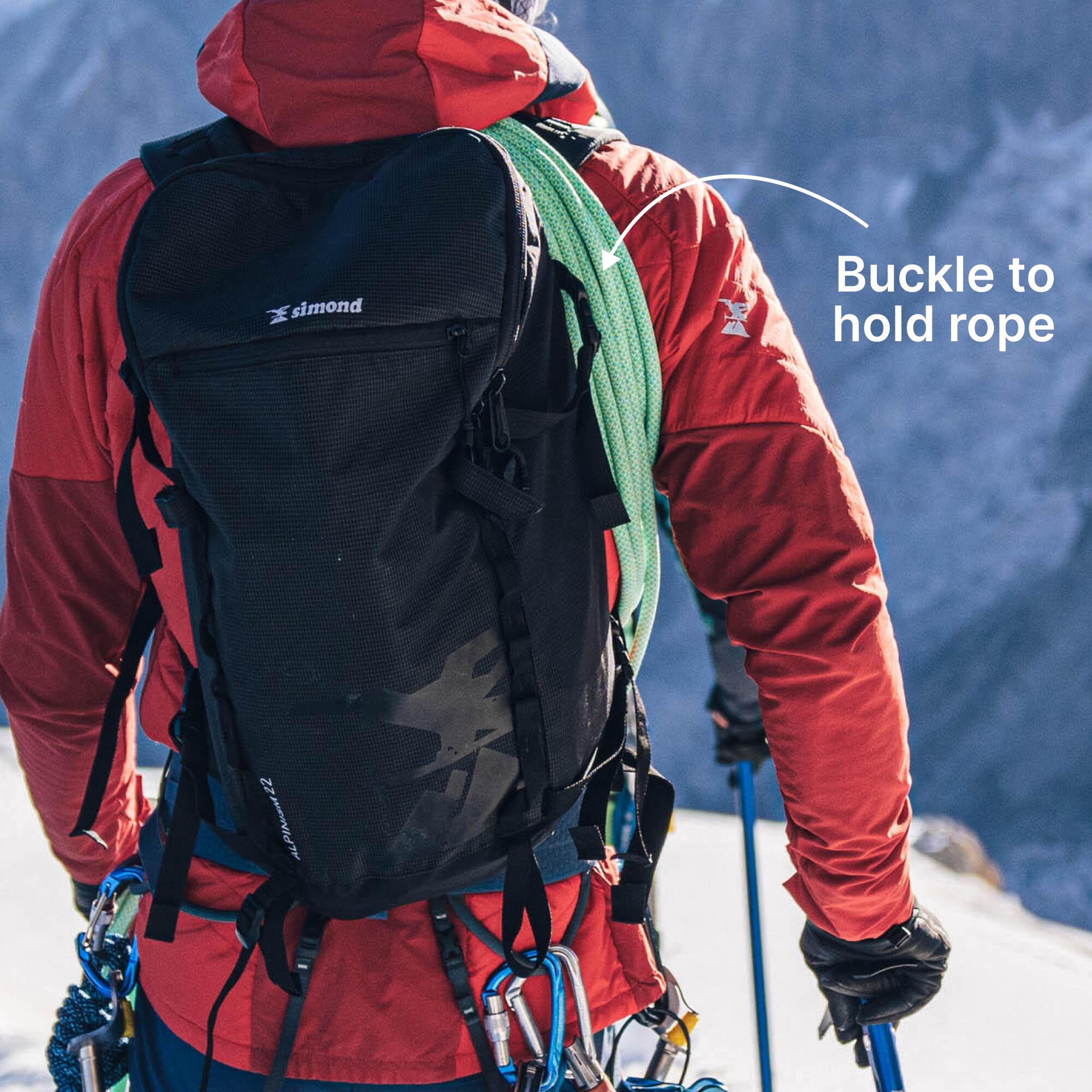 Sac à dos d'alpinisme - 22 L noir - SIMOND
