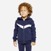 Baby's Zip-Up Sweatshirt - Plain Blue