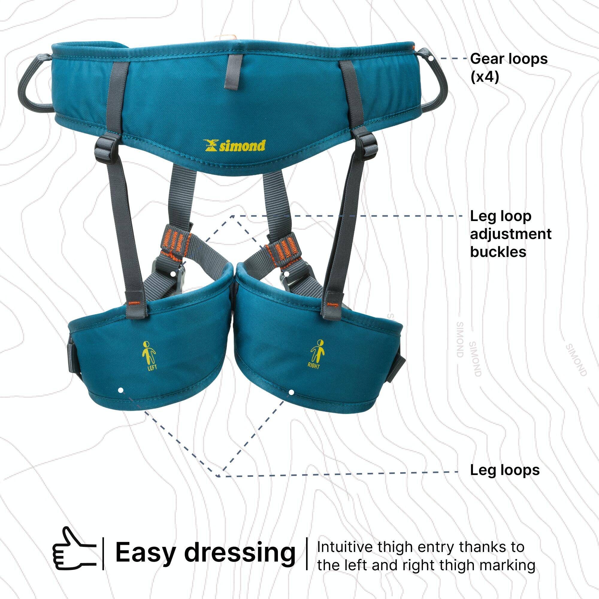 Climbing Harness Easy 3 - Blue -  4