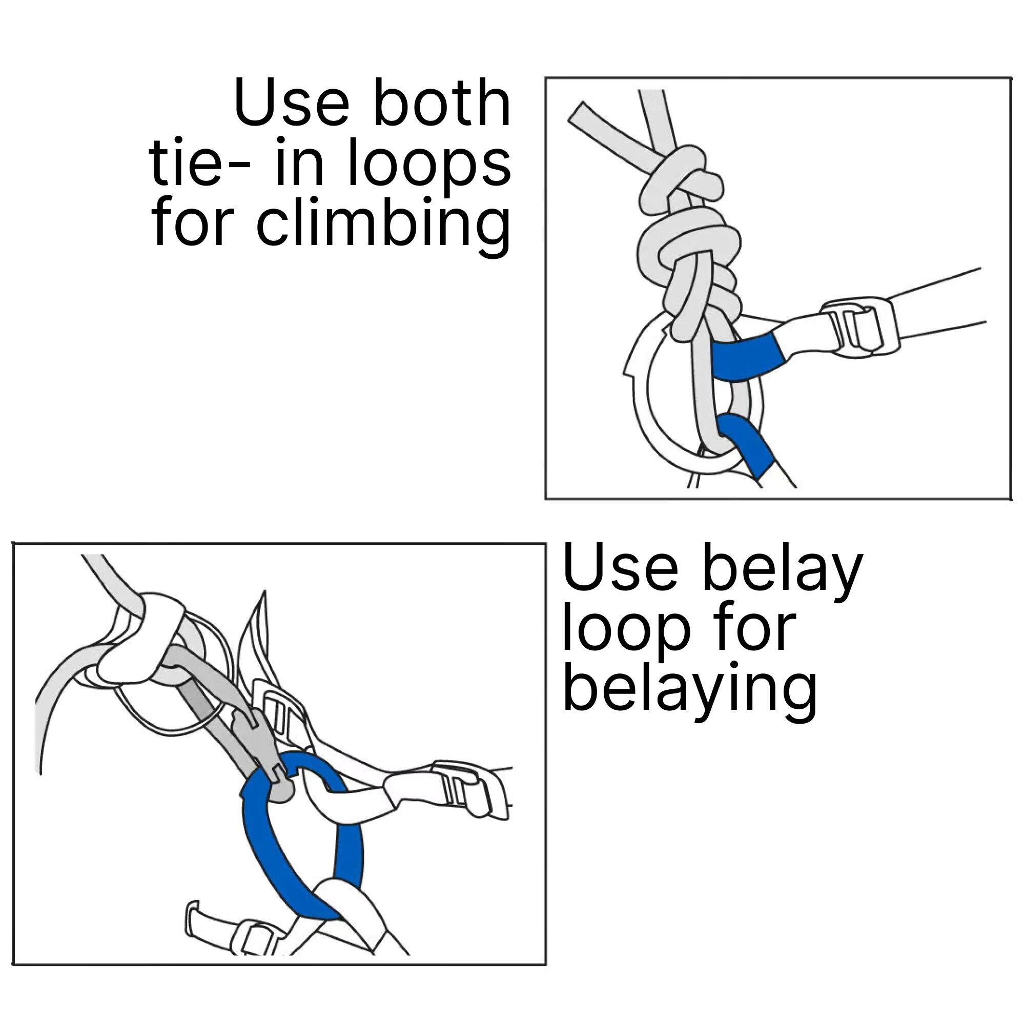 Climbing and Mountaineering Harness - Klimb Black