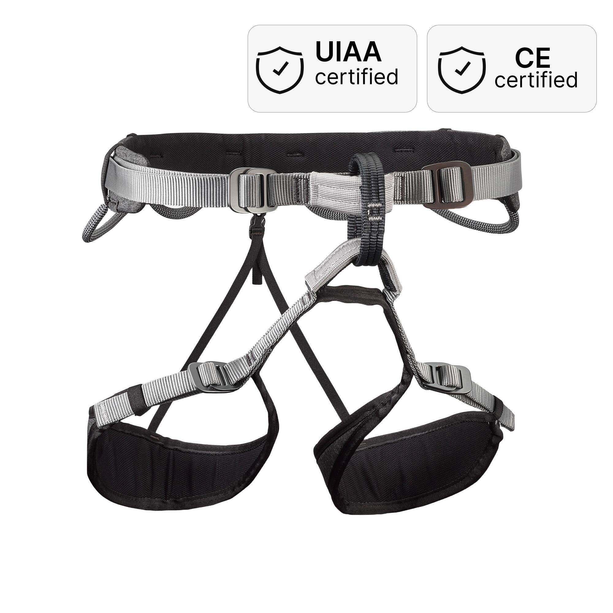 Climbing and Mountaineering Harness - Klimb Black