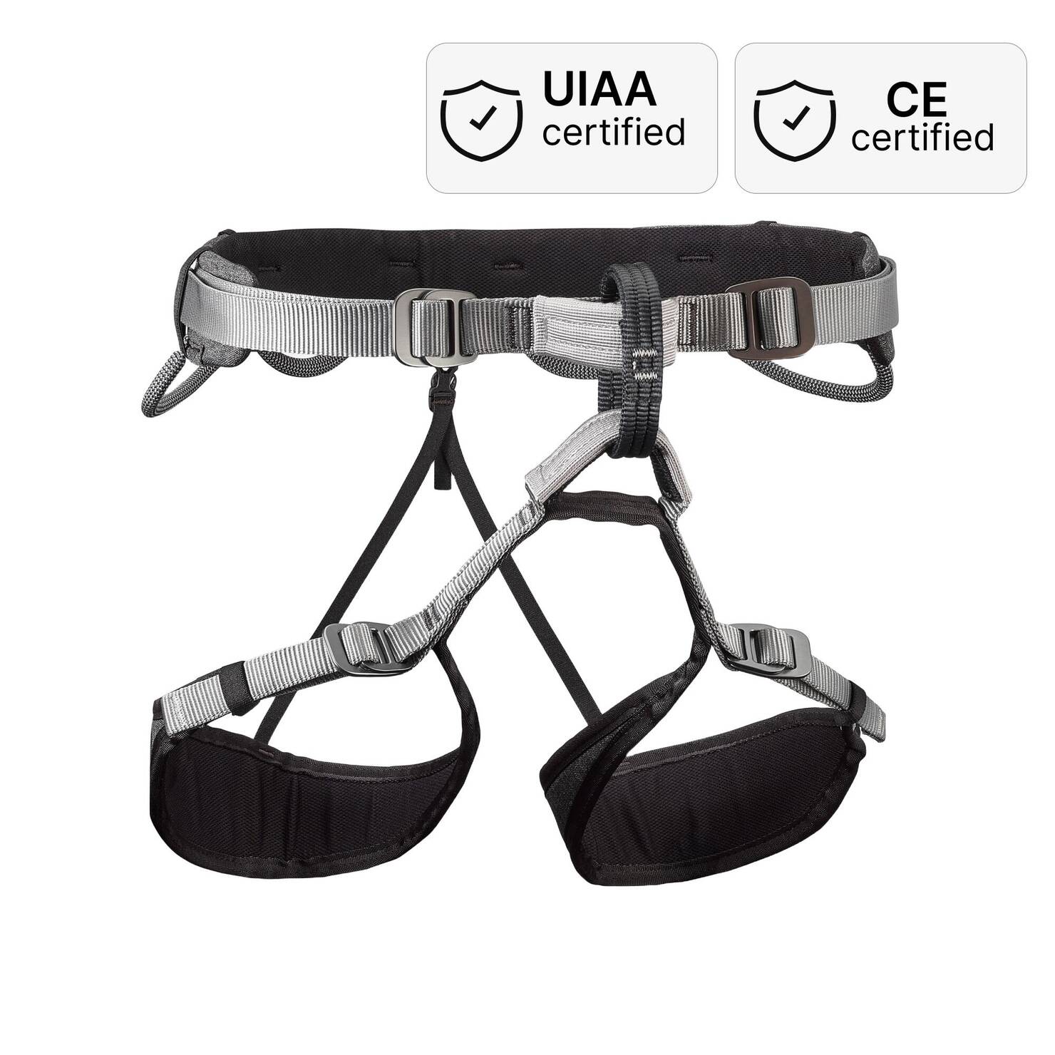 Climbing and Mountaineering Harness - Klimb Black