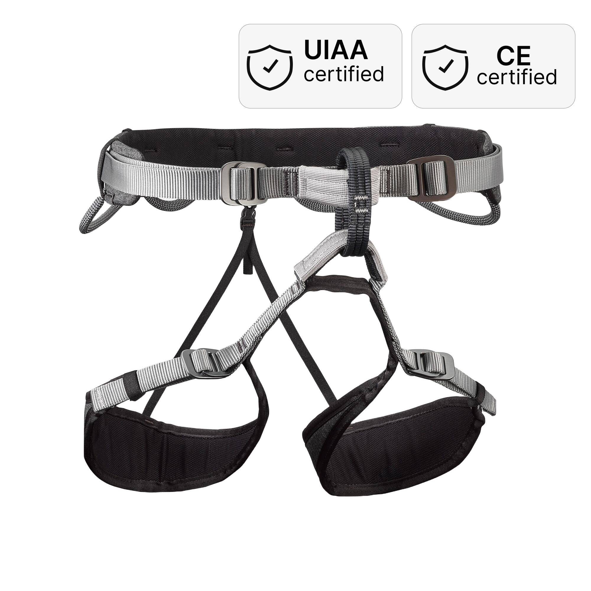 Climbing and Mountaineering Harness - Klimb Black -  1