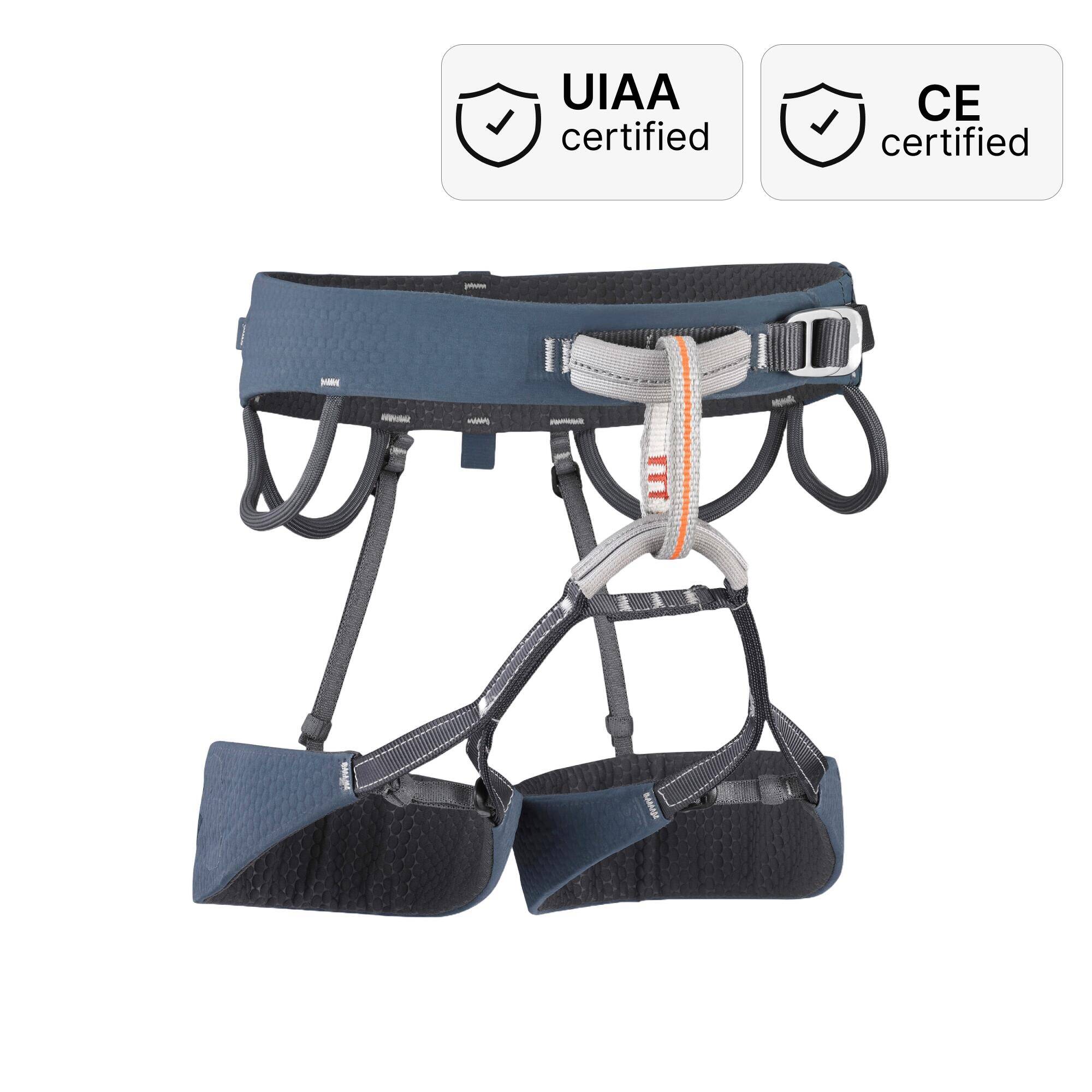 MENS HARNESS FOR ROCK CLIMBING AND MOUNTAINEERING VERTIKA BLUE