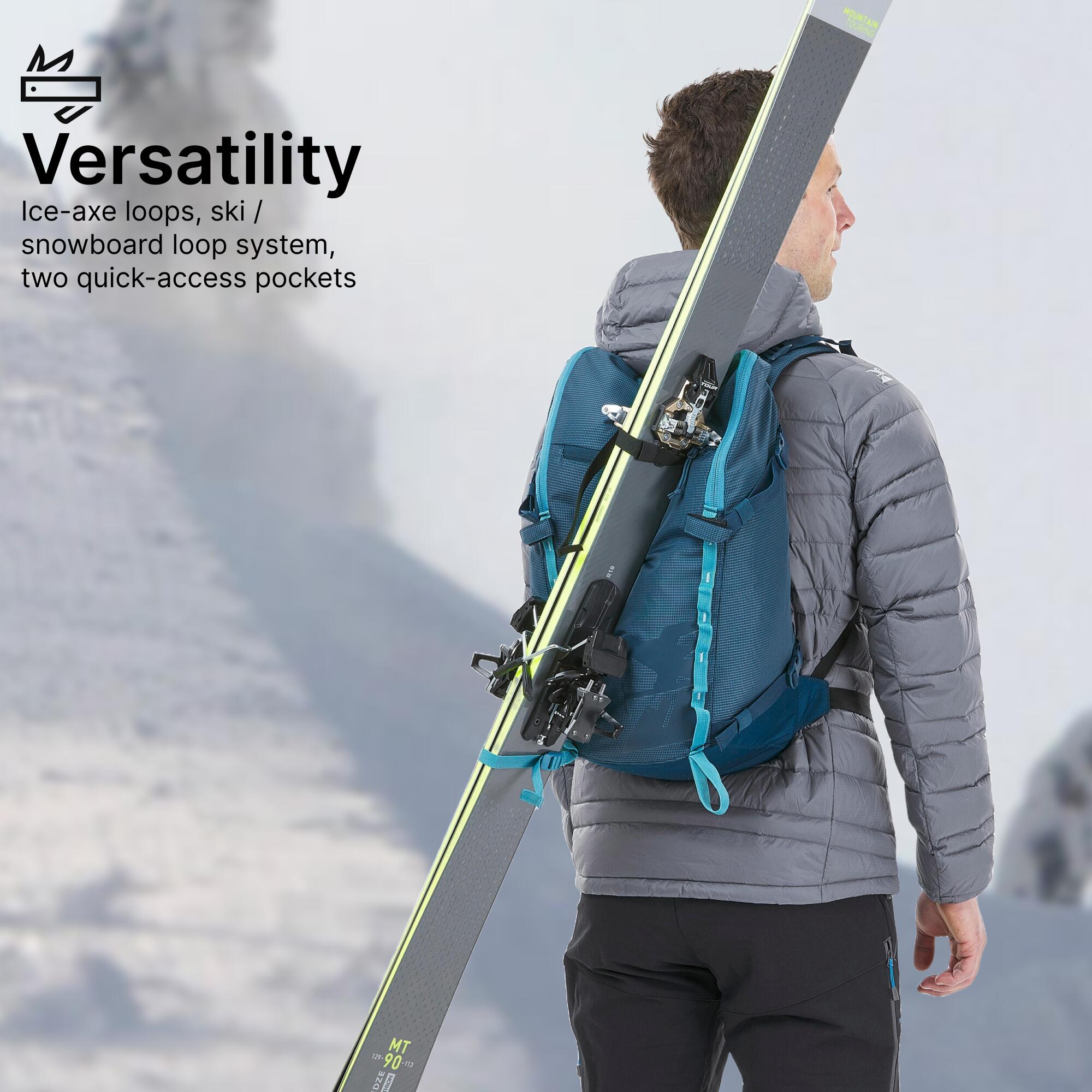 Ice Axe Loop Trekking Pole Loops Backpack Mountaineering Backpack