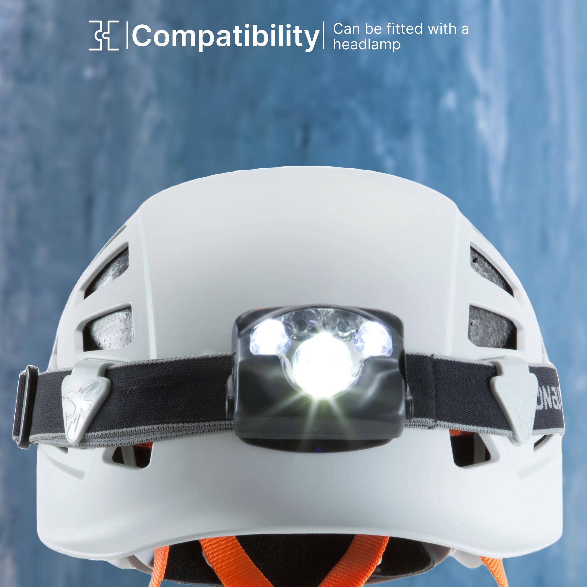 CLIMBING AND MOUNTAINEERING HELMET -  ROCK GREY -  3