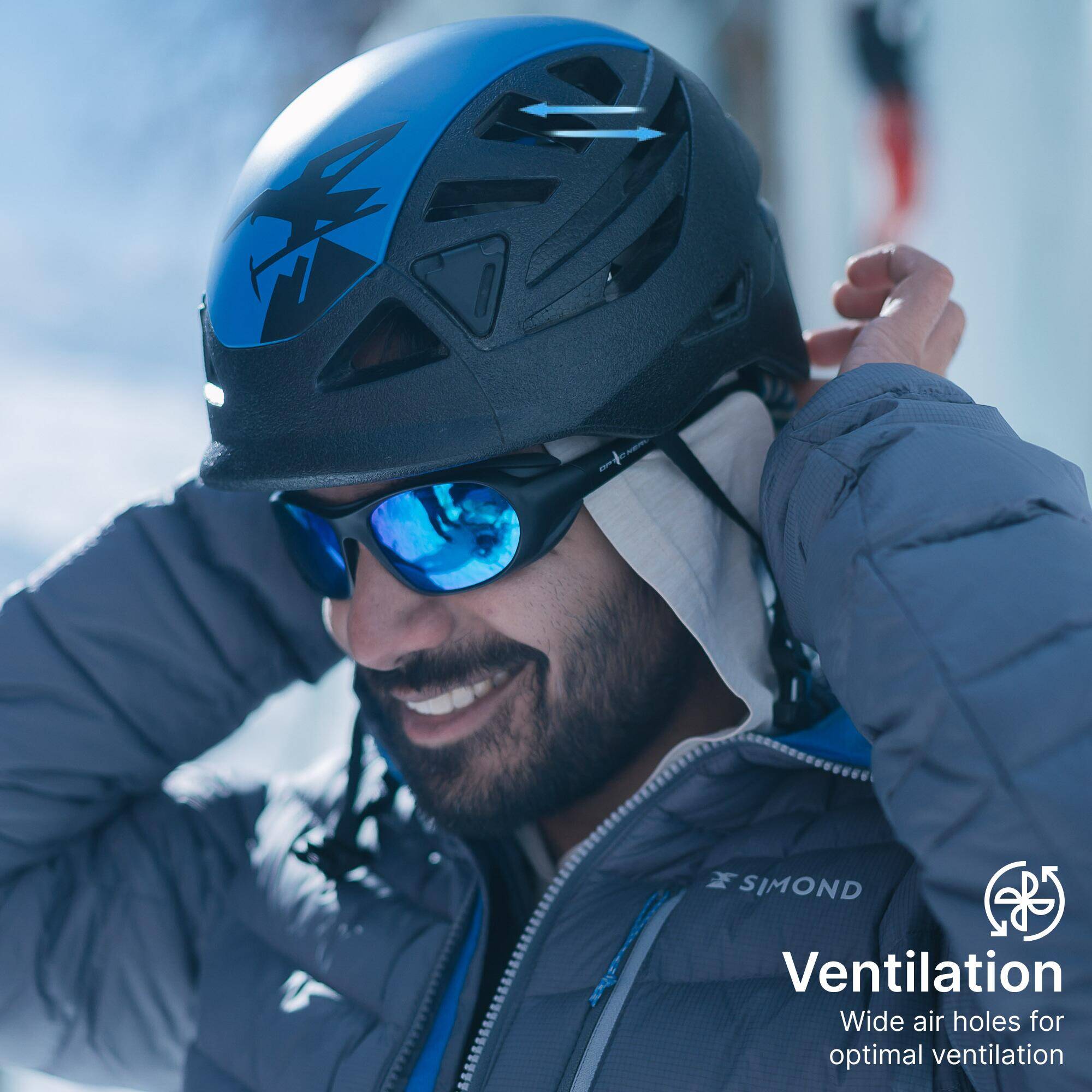 Ultra-light climbing and mountaineering helmet - Sprint Black -  5