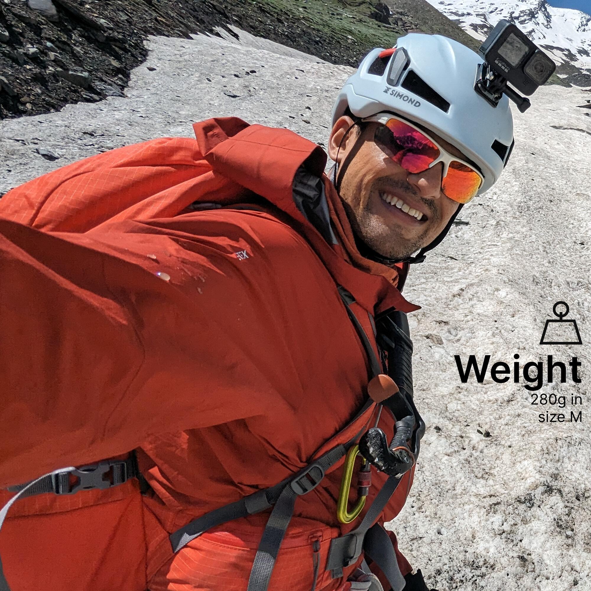 Climbing and Mountaineering Helmet - Edge White/Red - SIMOND