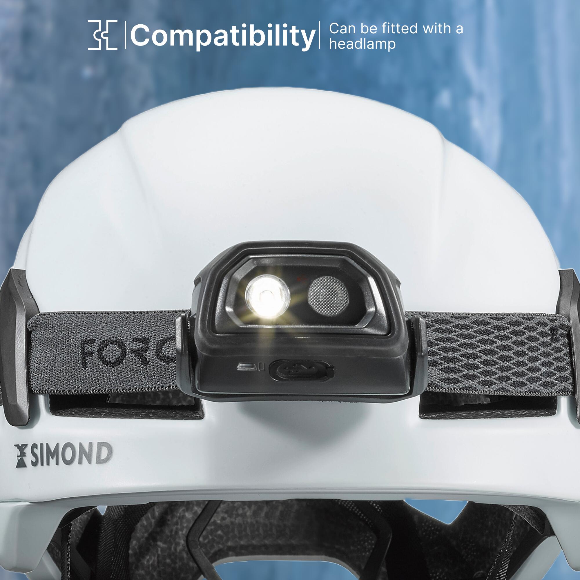 Climbing and Mountaineering Helmet - Edge White/Red - SIMOND