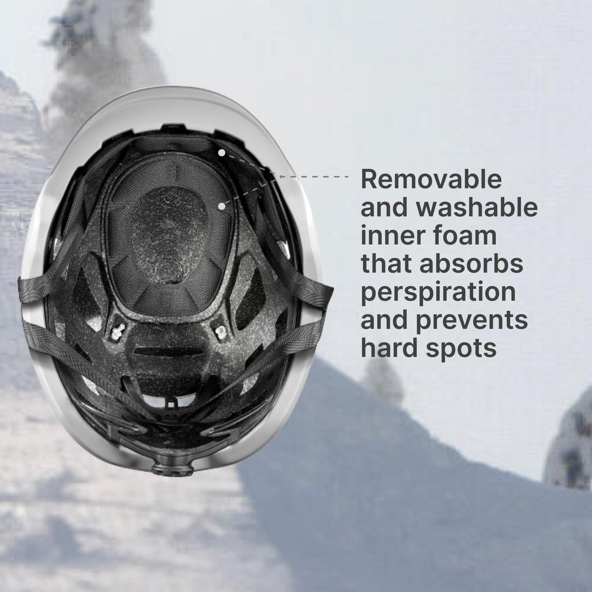 Climbing and Mountaineering Helmet - Edge White/Red - SIMOND