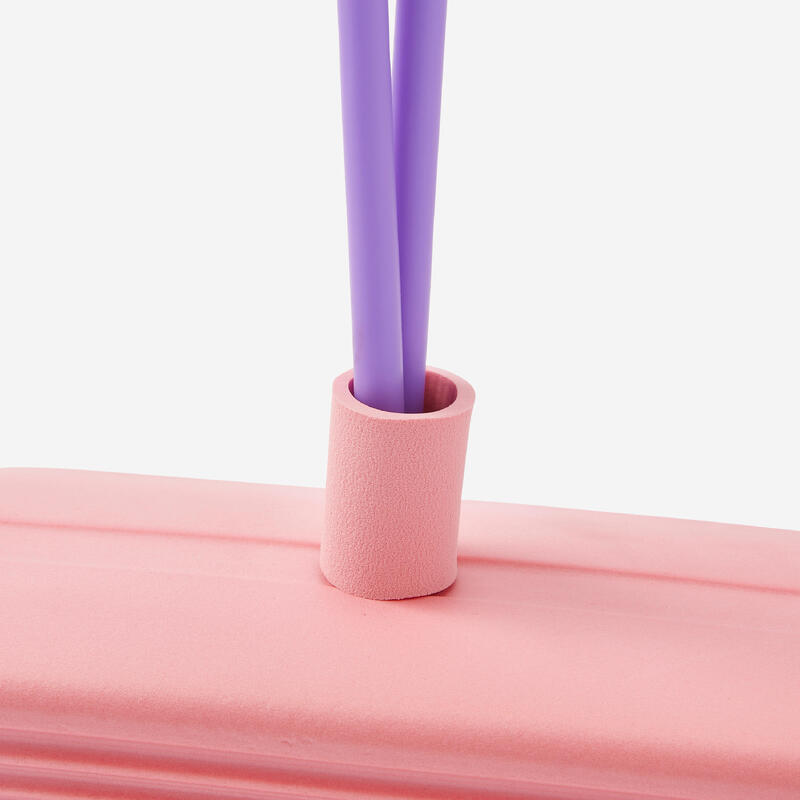 Bâton sauteur en mousse enfant, rose