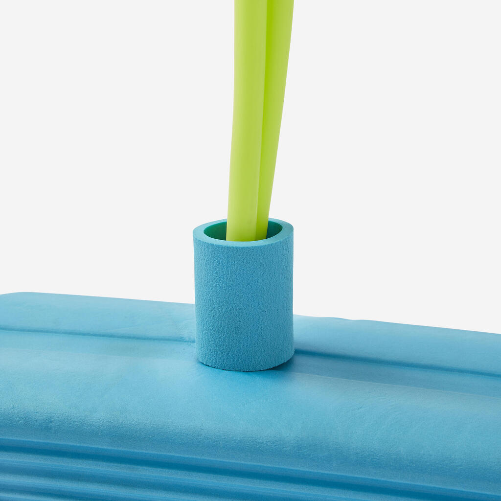 Bâton sauteur en mousse enfant, bleu