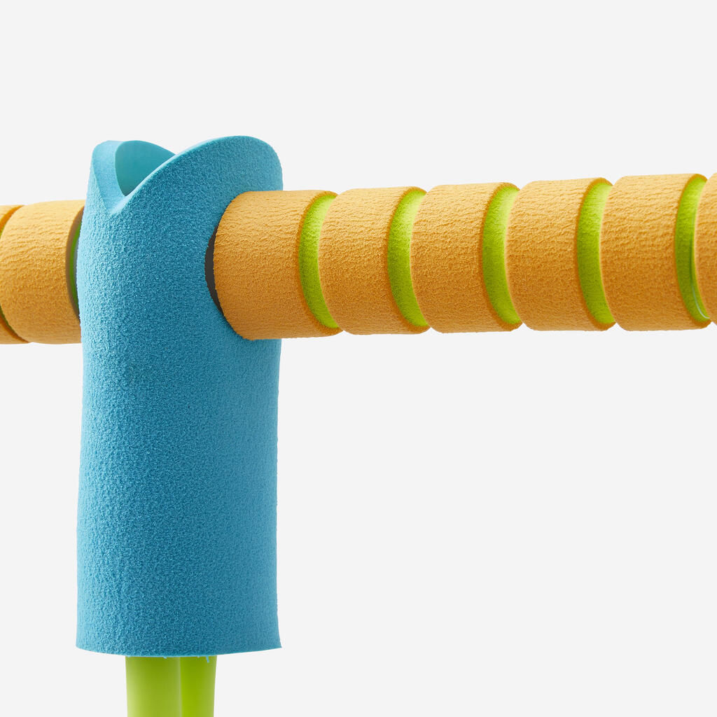 Bâton sauteur en mousse enfant, bleu