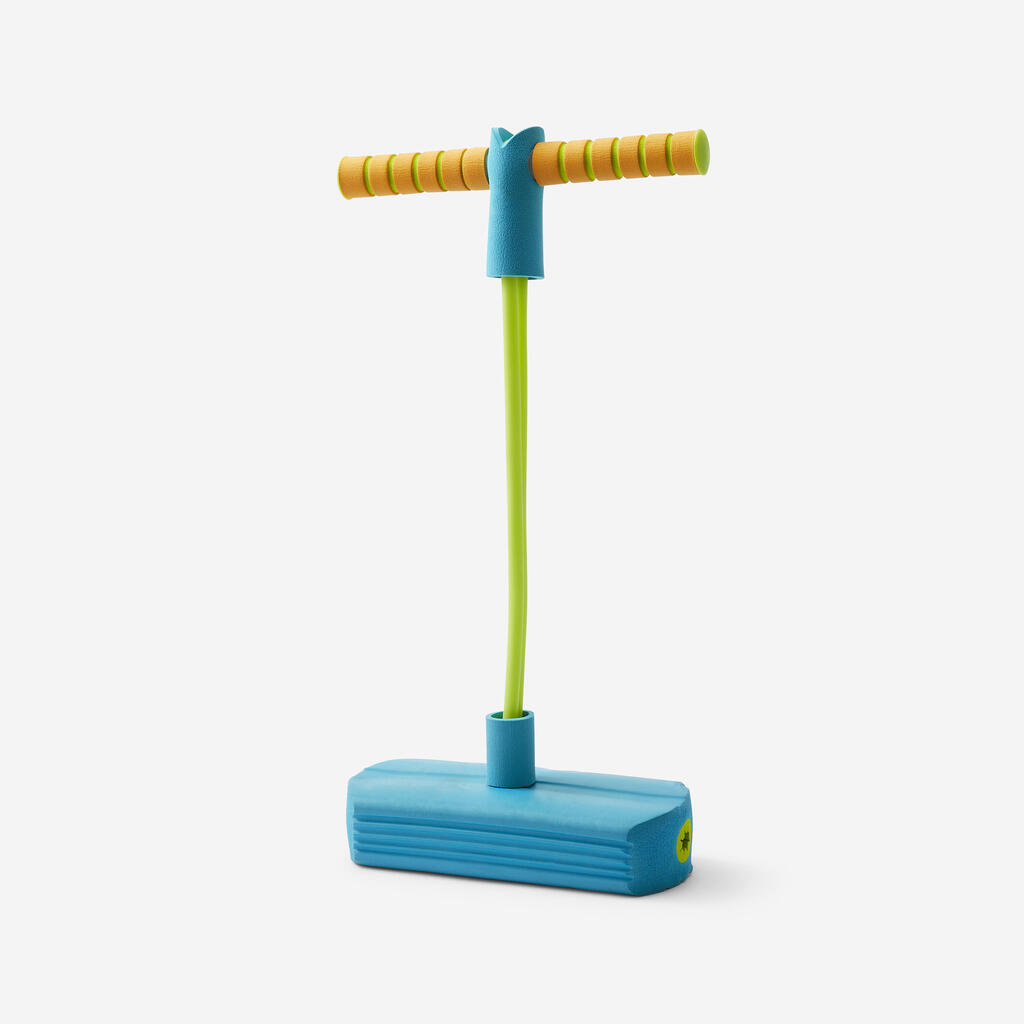 Bâton sauteur en mousse enfant, bleu