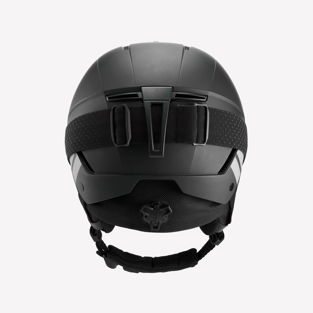 Adult Ski Helmet + Goggles, UVEX Black