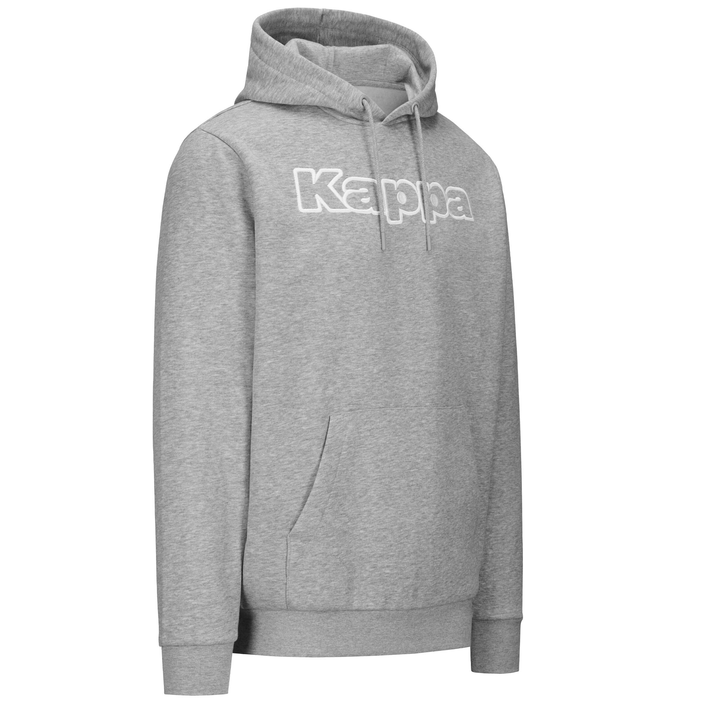 KAPPA Felpa cappuccio uomo Kappa Grigia