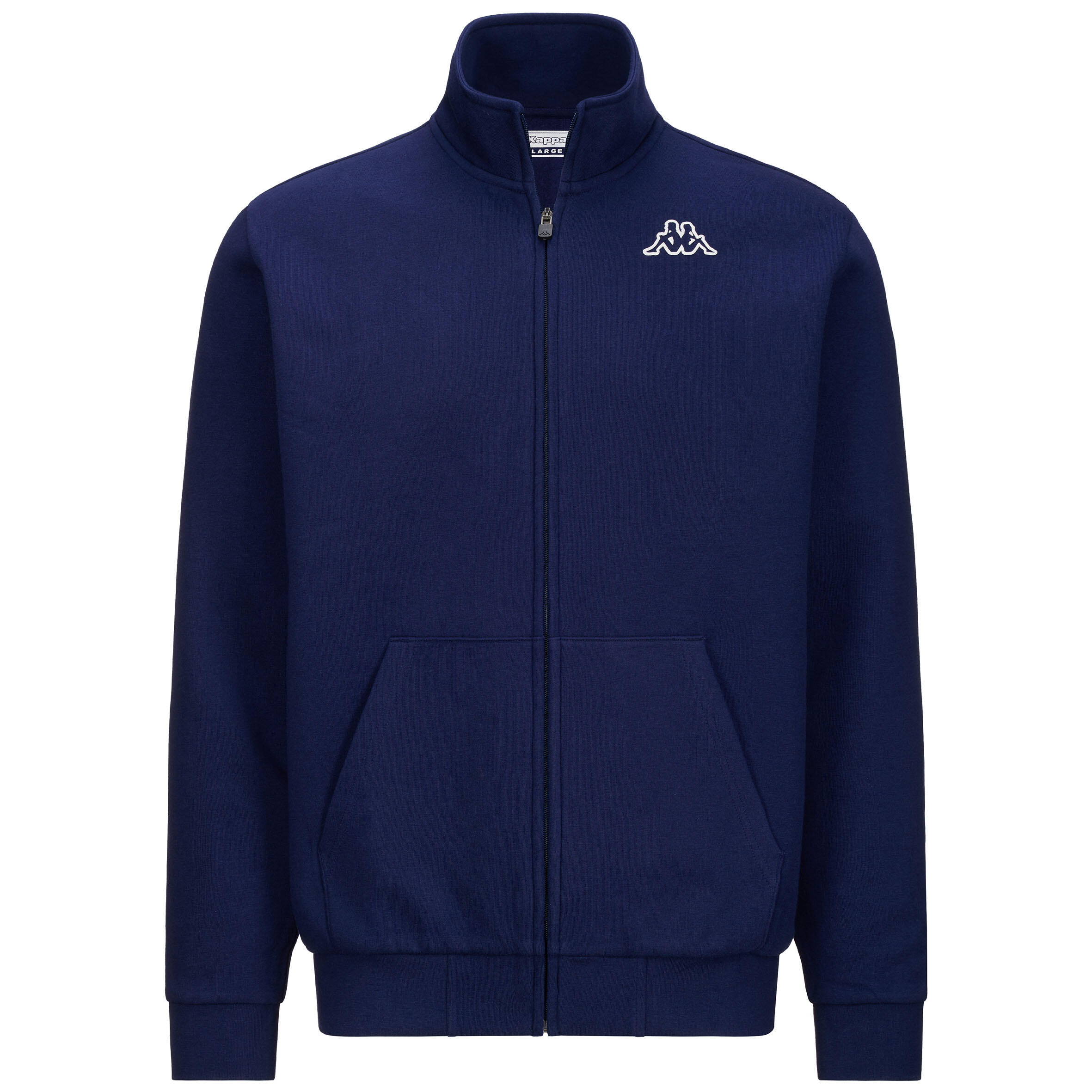 KAPPA Felpa Blu con Zip Kappa