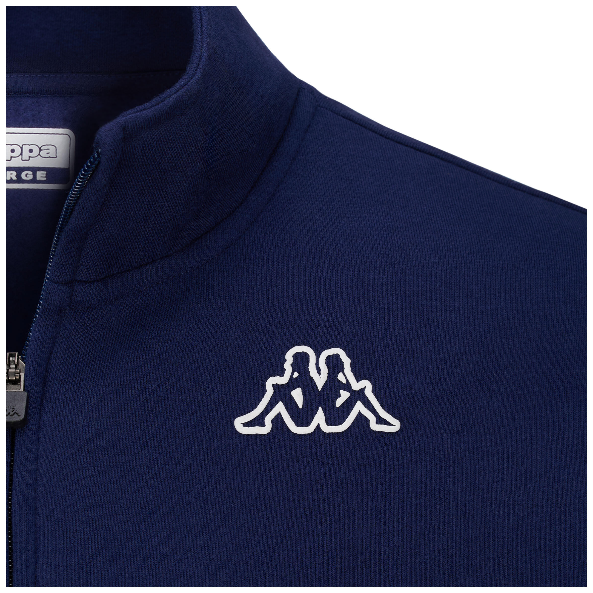 Felpa Blu con Zip Kappa KAPPA Decathlon