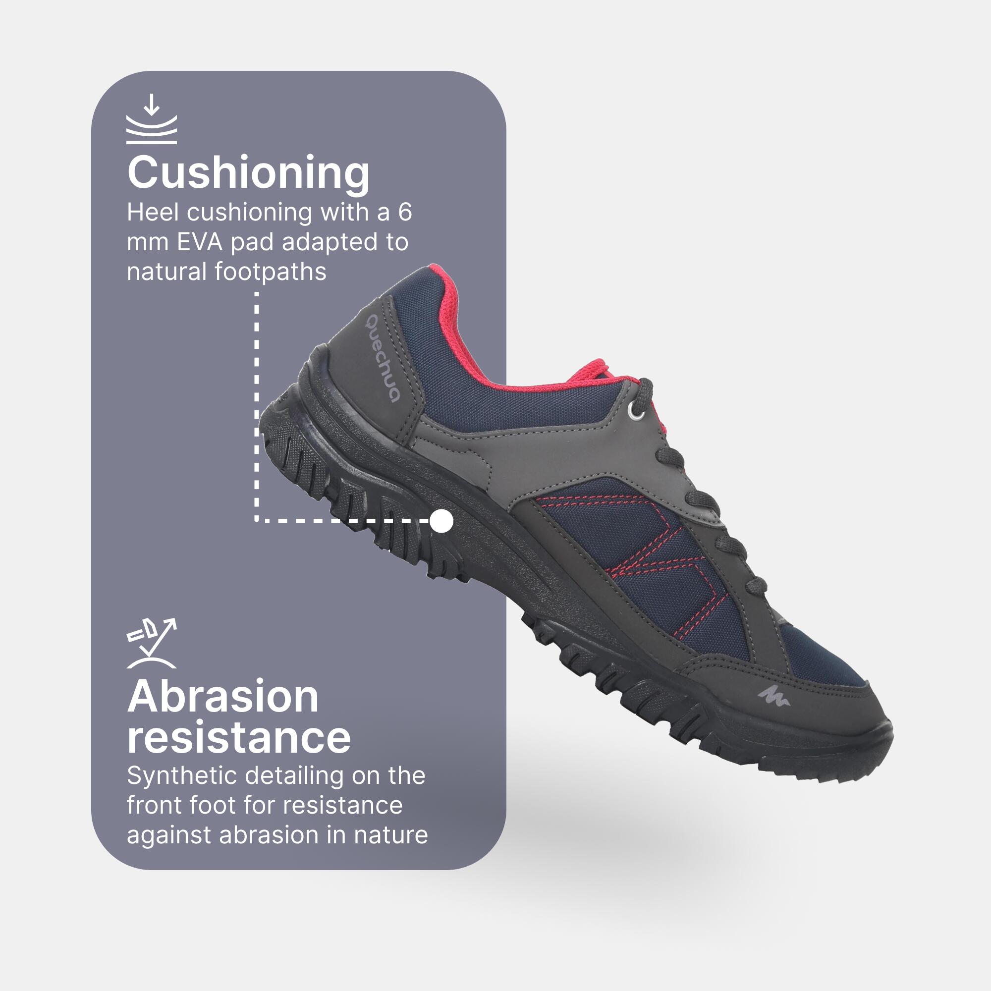 Women Low Ankle Hiking Shoes Blue - NH100