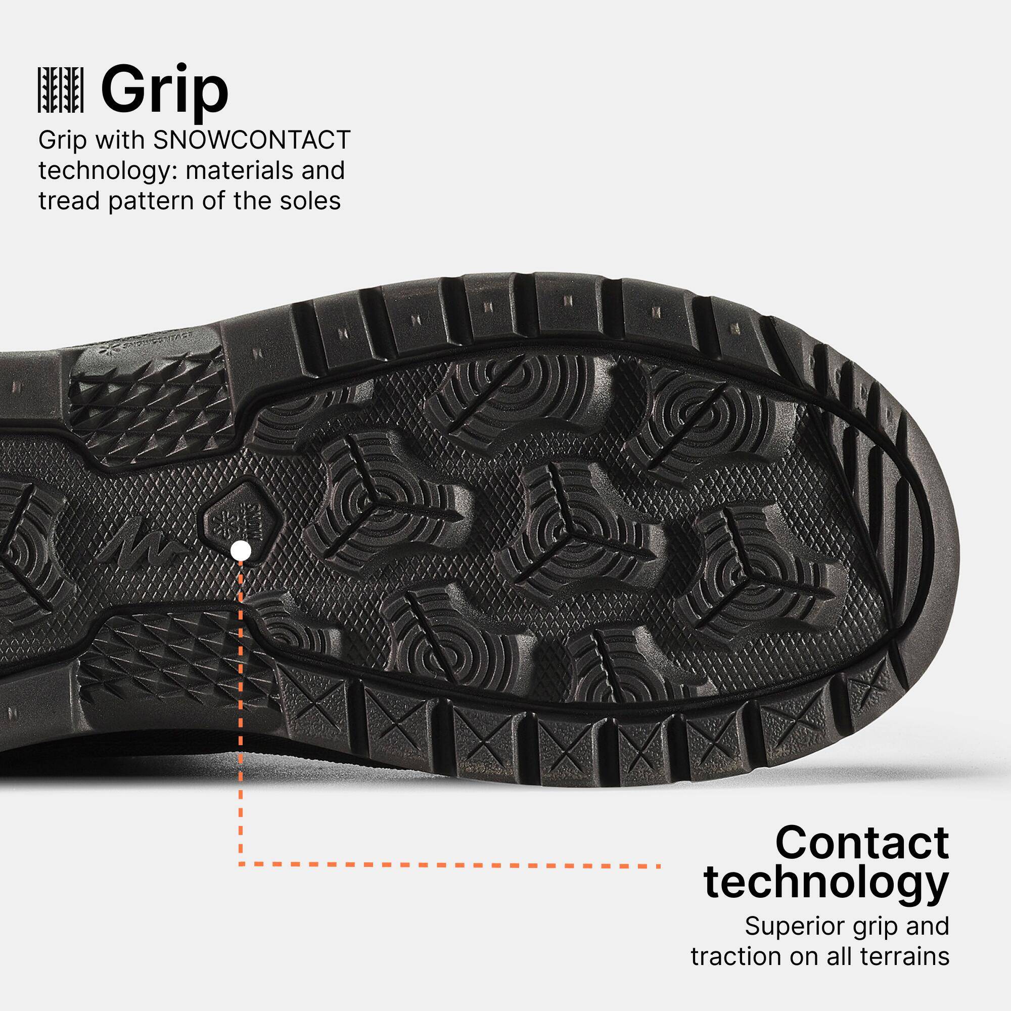 Men’s warm and waterproof hiking boots - SH100 Mid-height -  4