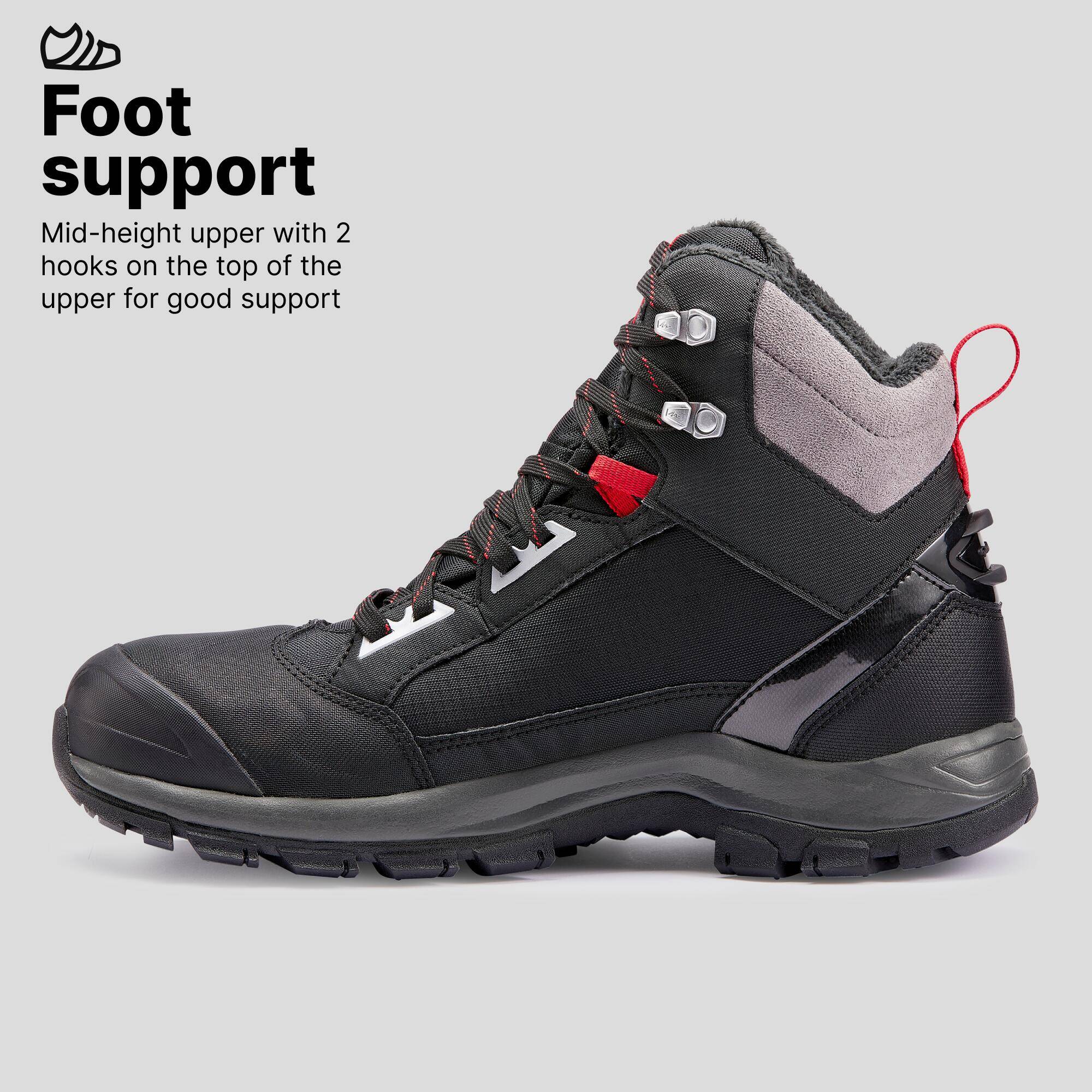 Men’s Warm and Waterproof Hiking Boots - SH500 mountain MID -  5